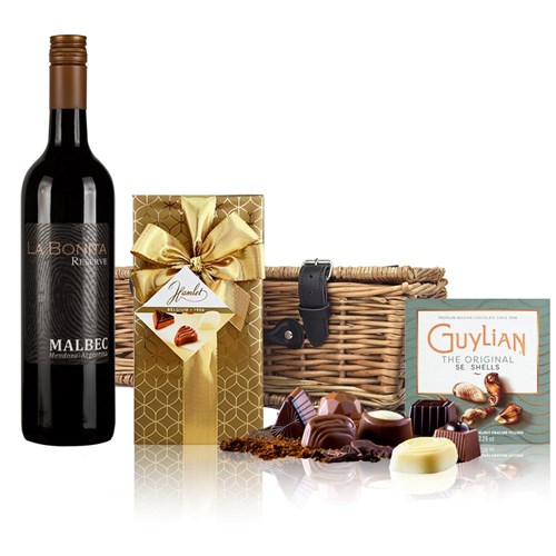 La Bonita Malbec Reserve 75cl Red Wine And Chocolates Hamper
